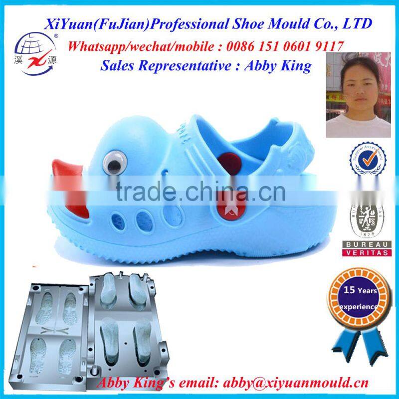 2015 Cute children's garden clogs for kids eva shoes