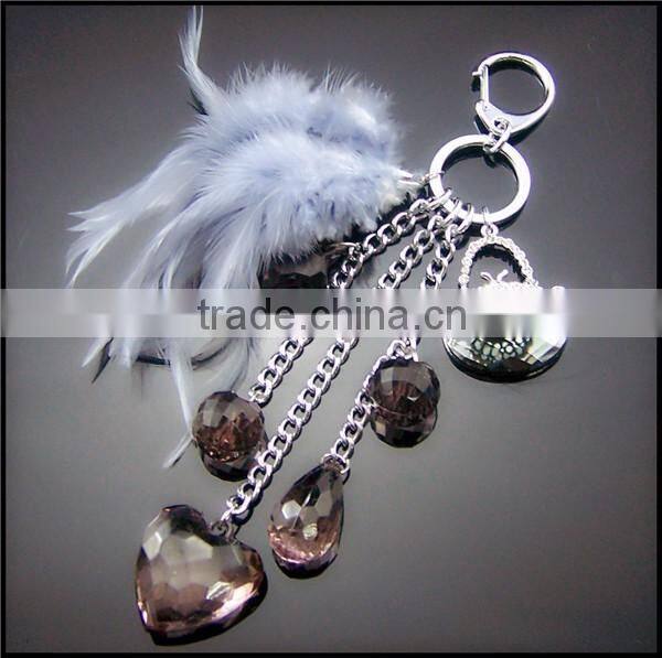 Fashion Ocean Crystal Keychain,Nautical Keychain,metal keychain