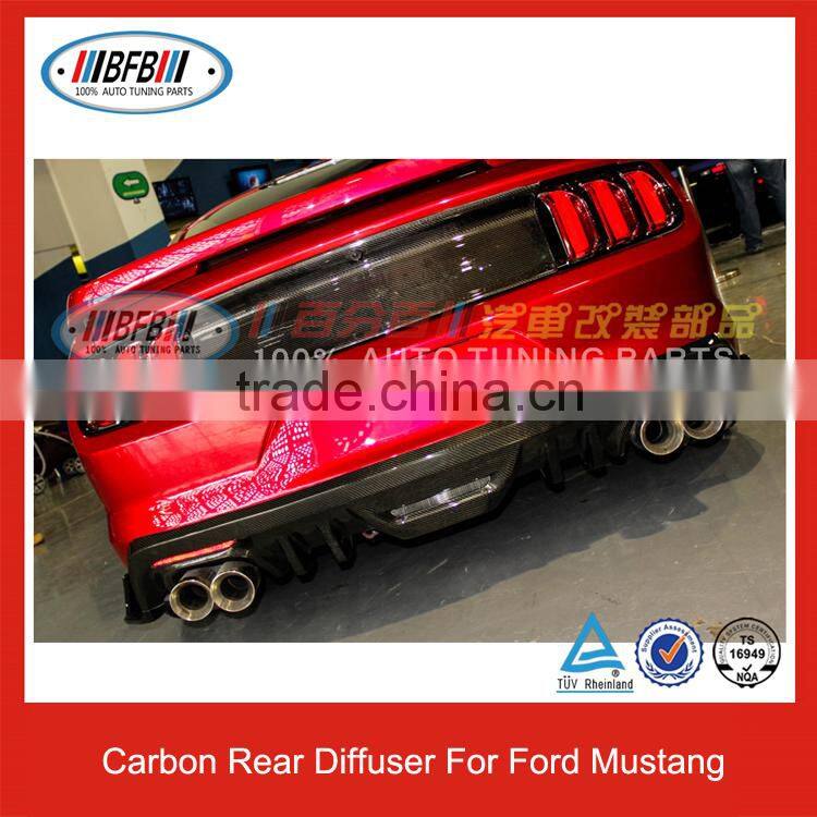 Car Bumper Diffusers Carbon Rear Diffusers For Ford Mustang 2015
