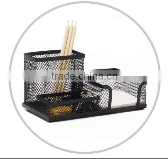 B89058 office &school metal mesh desk organizer