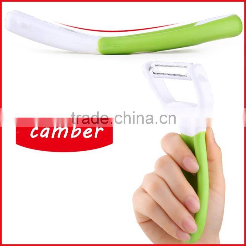 Multi purpose silicone fruit apple peeler