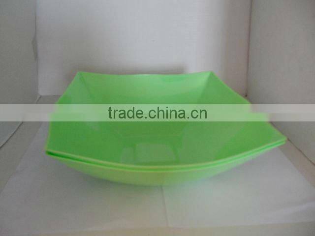Plastic square Salad Bowl