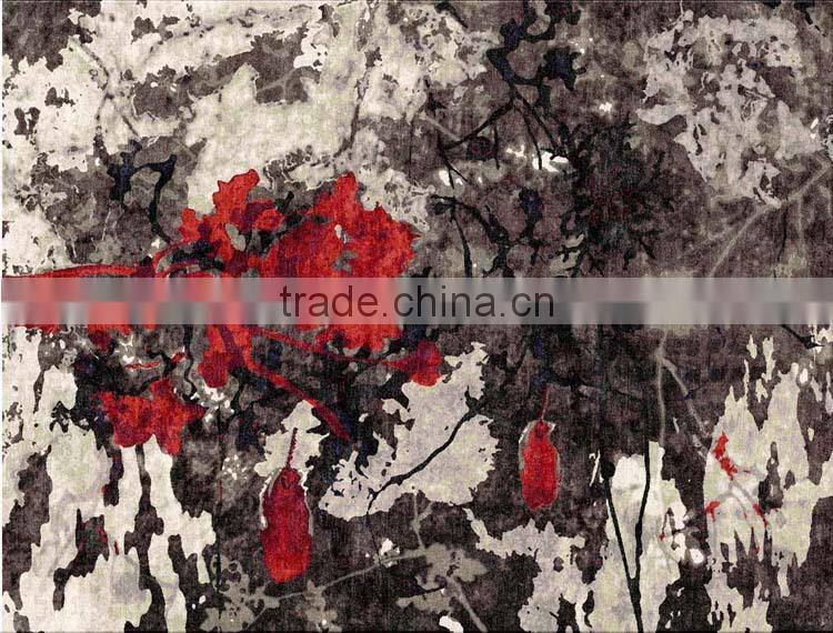 Modern design indian shaggy handmade carpets with high quality