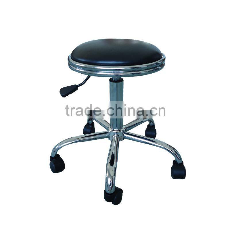 PU leather black office antistatic adjustable chair