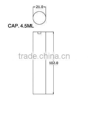 Beige chubby luxury plastics lipgloss tube bottle