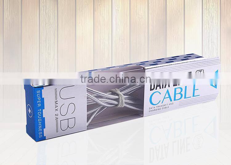 printed custom retail folding cable package