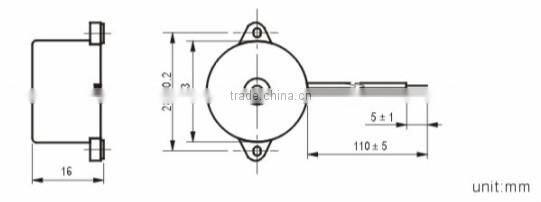 FBPB2319L Piezo 23*16mm Ningbo Best buzzer manufacture piezo electronic(FBELE)