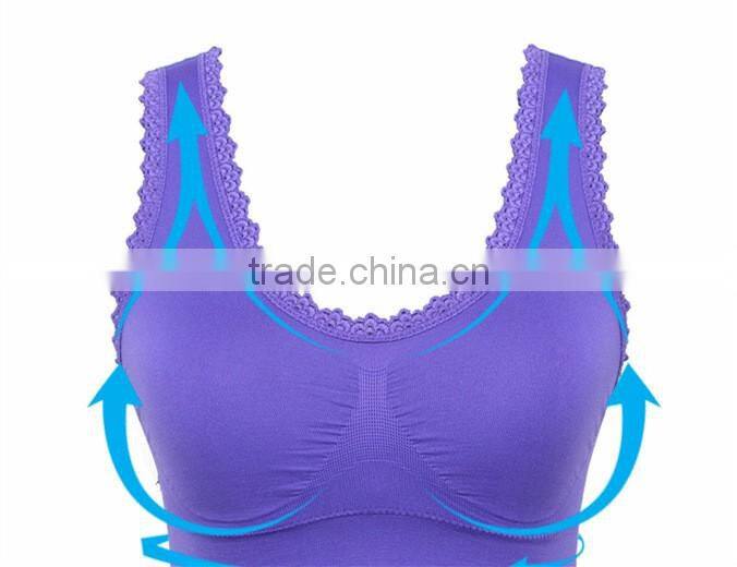 Women sport bra ,fitness running bra , female yoga sleeping sport bra NY100