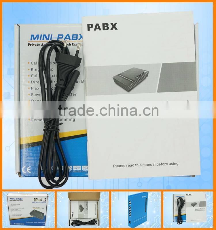 Excelltel / PABX /intercom pbx system/Office phone system /MS206 2 CO line 6 extension /Mini pabx