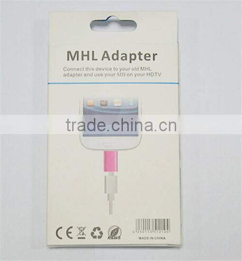 Colorful Blue color micro 11pin MHL Adapter