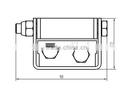 steel roller fairlead for powersports winch