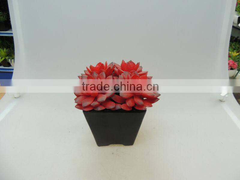 Artificial potted flower plants for home decorating