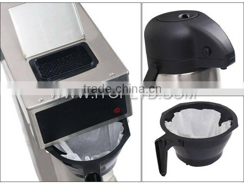 stainless steel electric drip coffee maker