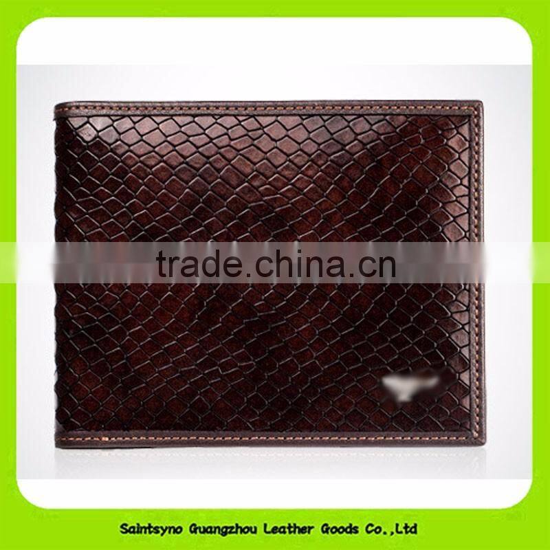 Men's Coffee Vintage Wallet Leather Cowhide Fashion Wallet 16419