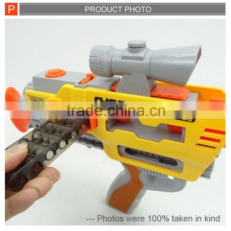 Cheap plastic air toy gun papper bullet gun toy for kids