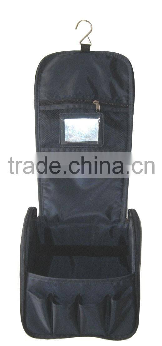 2016 latest UK style polyester fashion custom travel wash bag toiletry bag for Men