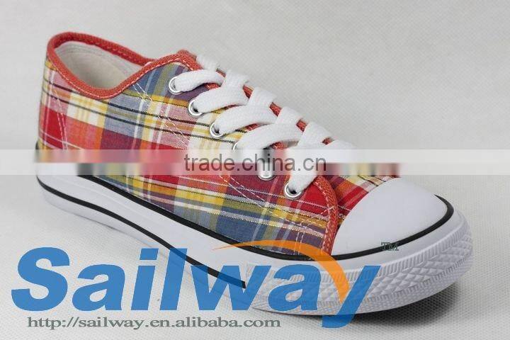 New Low Top Canvas Sneakers Men Shoes All Sizes Check