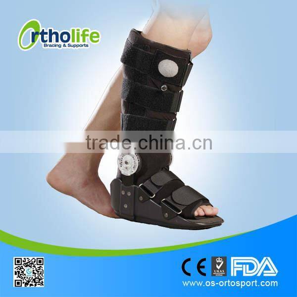 OL-WK003 Black Supper Anti-Slip ROM Pneumatic Walker Boot