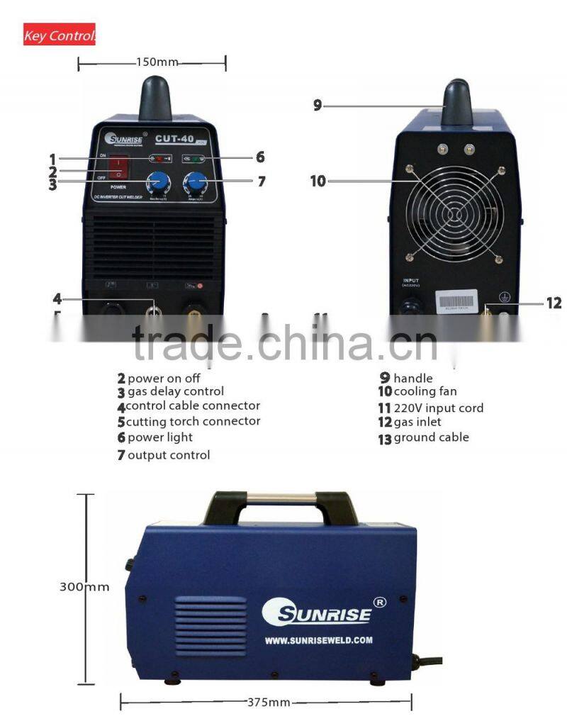 CE CCC certification passed engineer overseas service available popular in Asia CUT-40/CUT-60 professional mosfet inverter cutti