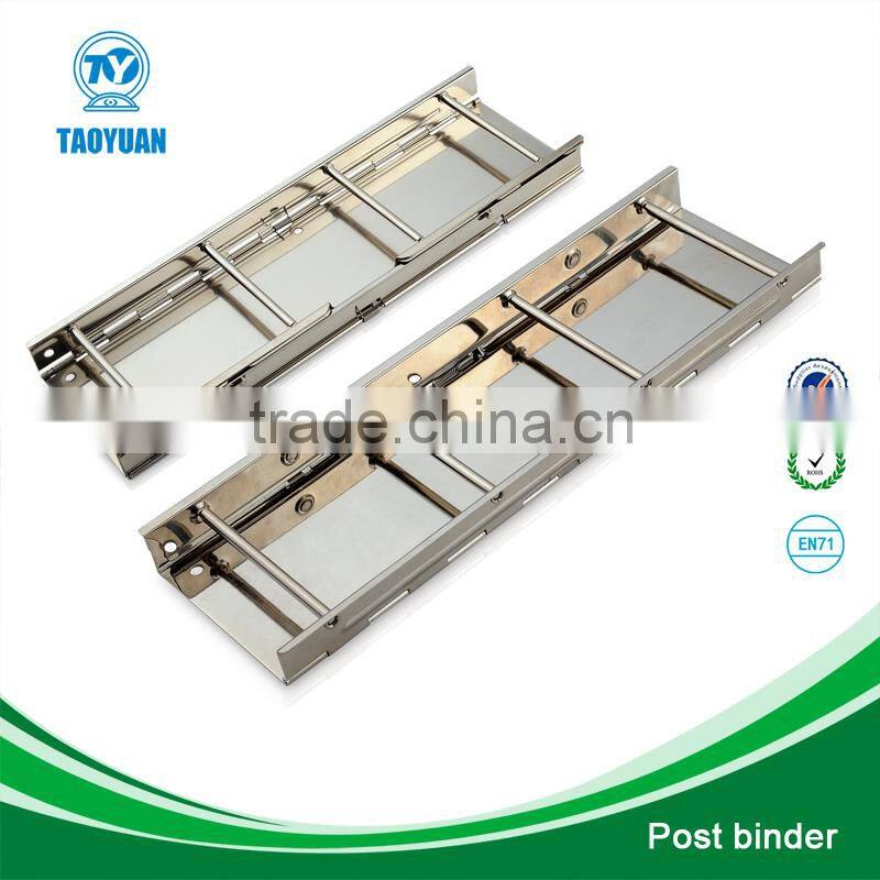 TaoYuan stationrey 3 hole pipe binder clips, stationery file clip