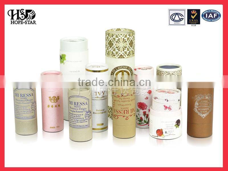 All kinds of candle paper tube packaging, unique hair protect essential oil paper tube