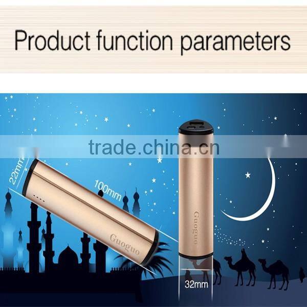 Promotional Gift Comfortable Handle Excellent Design Lipstick Size Power Bank 2600mah for Smartphone