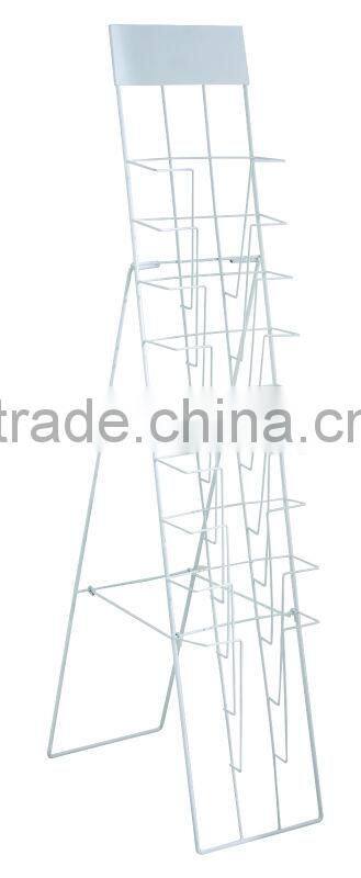 metal hot magazine book display stand HSX-505 racks display stands