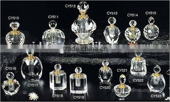 Fancy Pink Crystal Body Size Refillable Perfume Spray Bottle