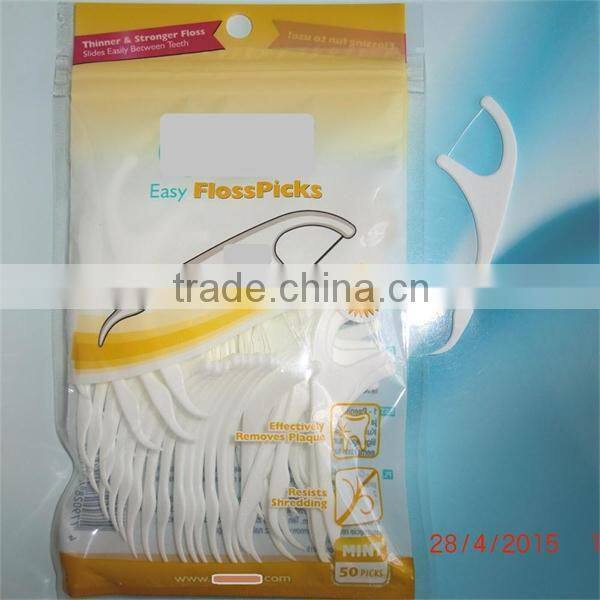 dental floss pick, shred resistant toothpick, FDA certification,