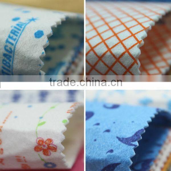China manufacturer printing polyester needle punched nonwoven fabric