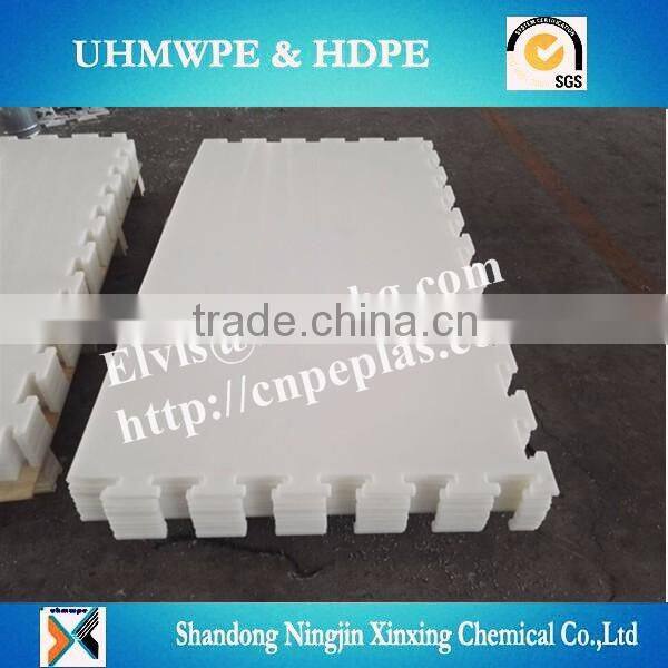 plastic synthetic ice boards/rolling skating panel/HDPE polyethylene Dasher Board