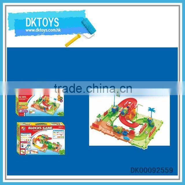 2016 funny design battery operated block train toy,b/o toy train