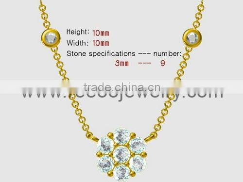 925 Silber Halskette popular silver pendants necklace gemstone