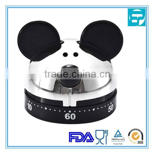 stainless steel kitchen timer with mouse shape
