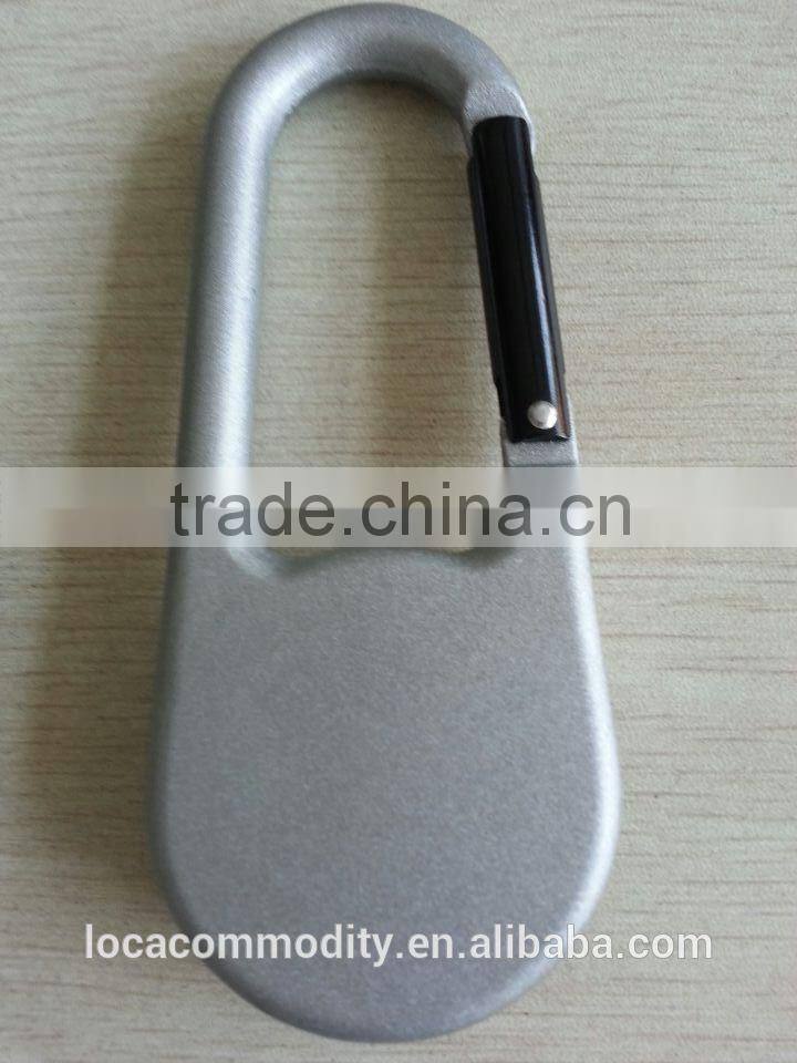 Zinc alloy climbing carabiner compass