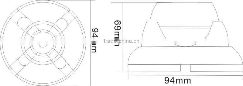 Invisable IR LED 700TVL 1/3"Sony CCD Camera