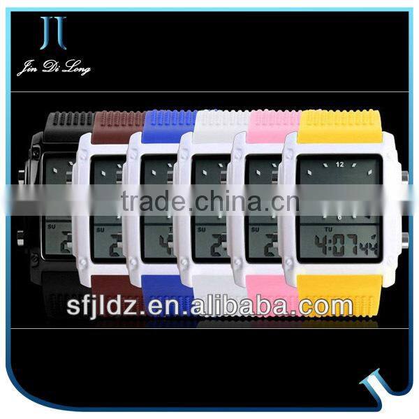 New fashion type sport watch silicone men watches