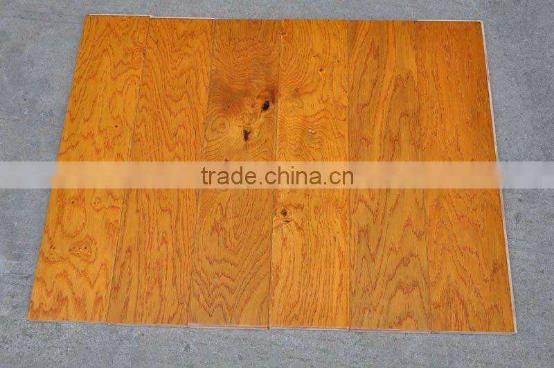 Engineered American Hickory Plank Flooring wooden