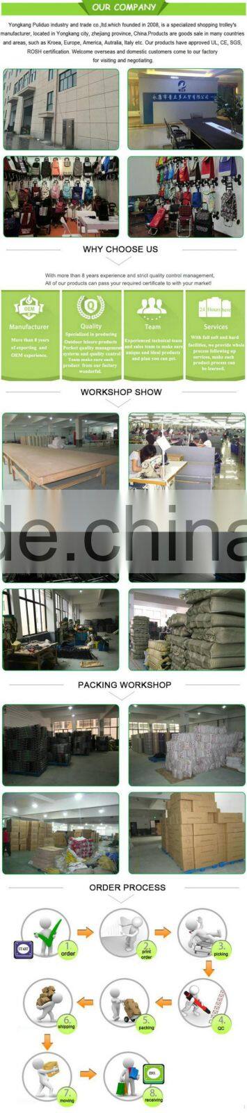 Environmental Foldable Plastic Shopping Cart For promotion