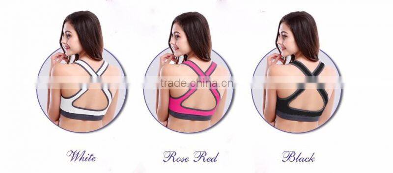 Fashionable Breathable Seamless Bra with Removable Pad,Lady's Fitness Wear Training Wear space Dye Sport Bra