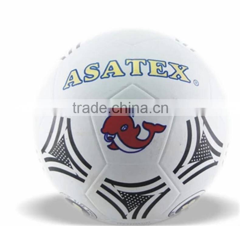 Promotional brand logo custom print machine sewn TPU/PU/PVC leather material football