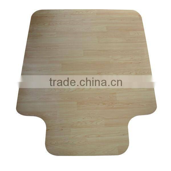 PVC wood grain Chair mat