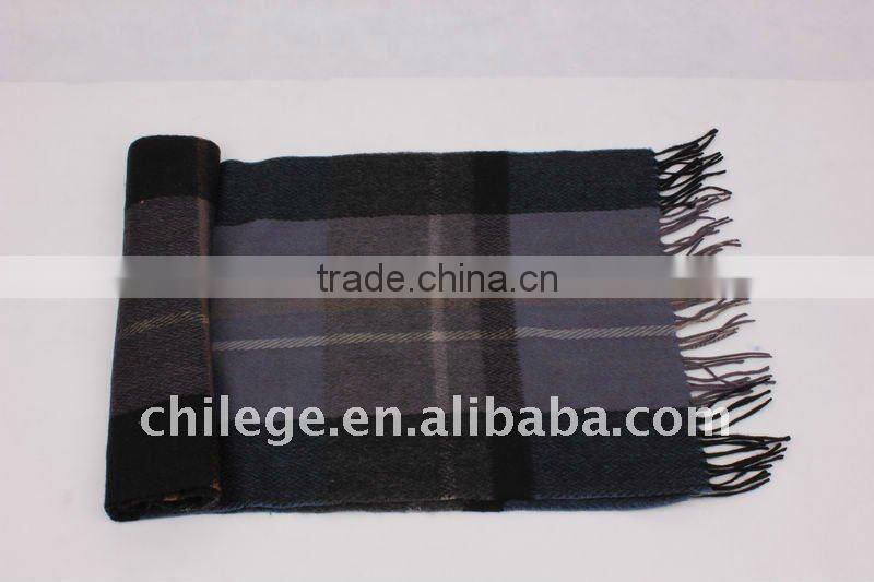Men cashmere scarf winter men scarf checked men scarf stoles and shawls fleece set