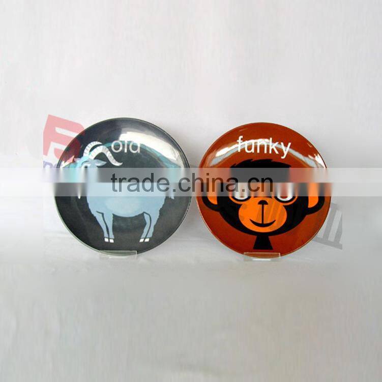 Melamine plate with printing(Food touch safety)