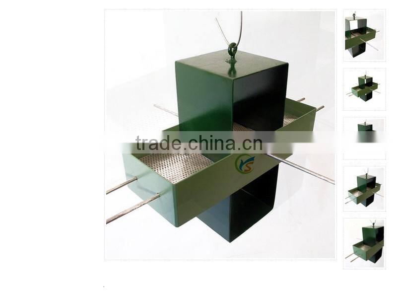 Hot sale hanging garden large metal bird feeder