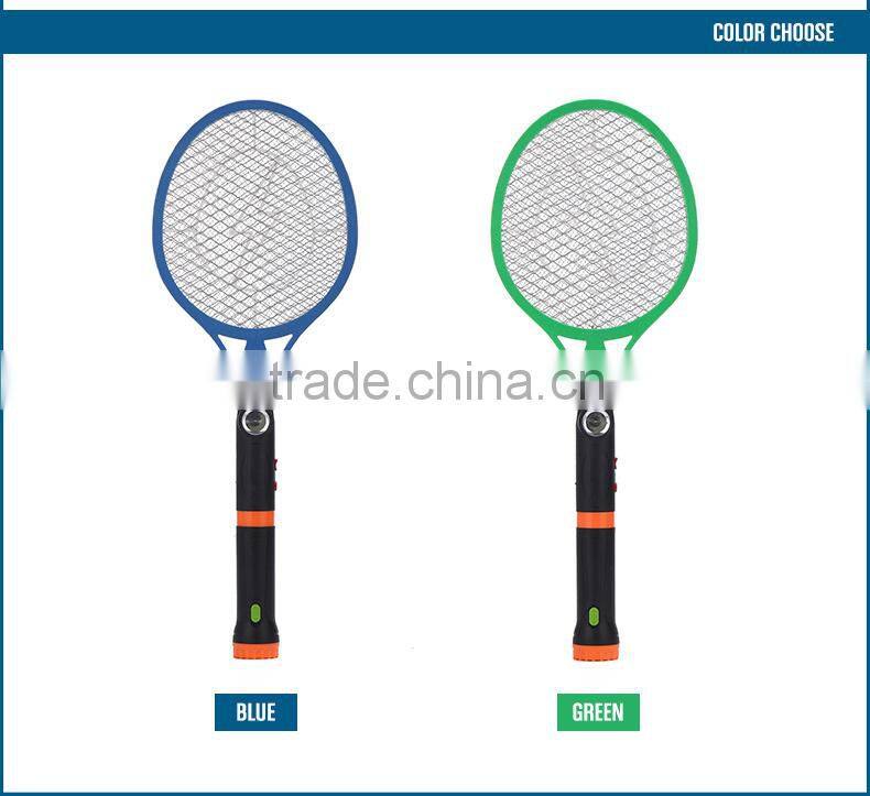 mosquito racket with rechargable led torch