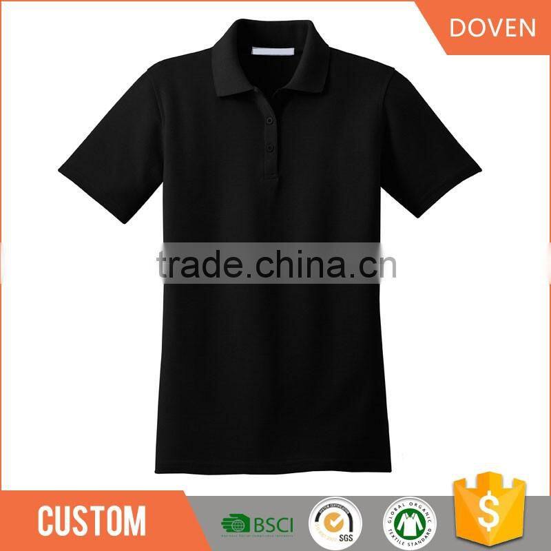 Men's slim fit blank polo t shirt