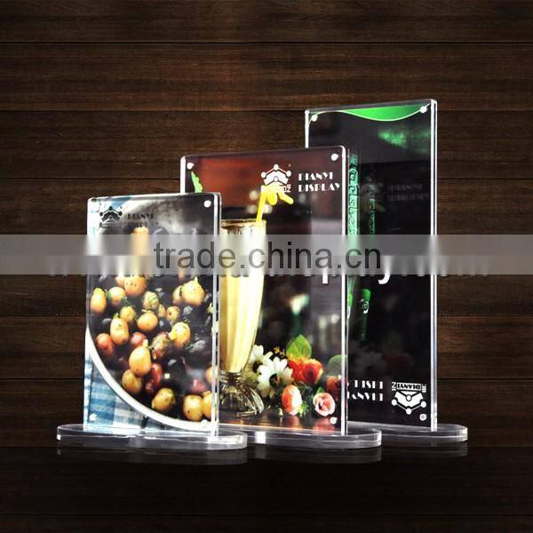 High Quality A4 Acrylic Menu Holder