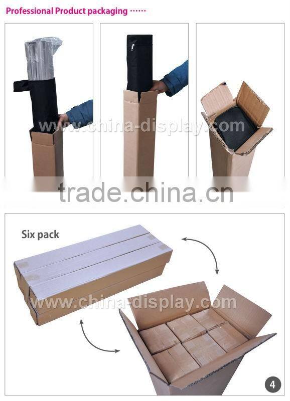 Economical single side or double side roll up banner pull up stand