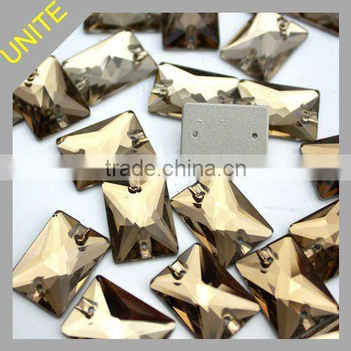 Rectangle Crystal Sew-on Stones for Garment Dress Accessories
